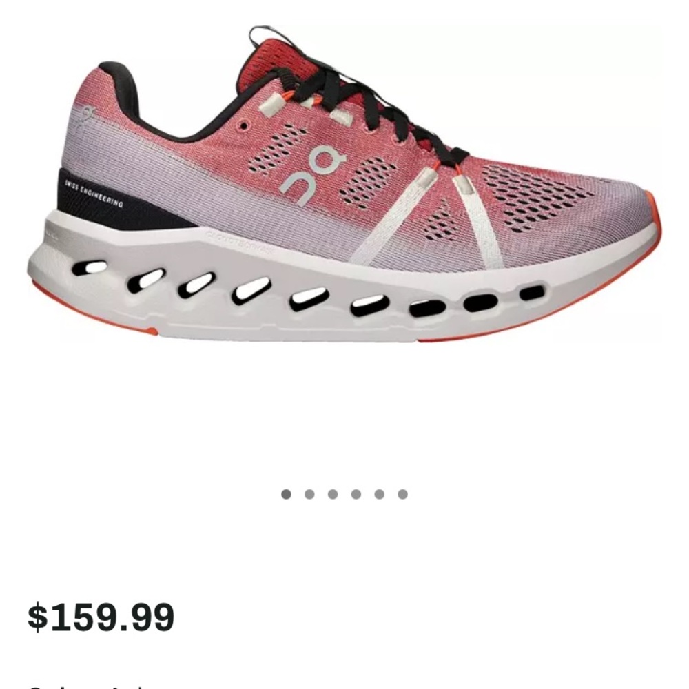 On Cloudsurfer Womans Running Shoes Size 9